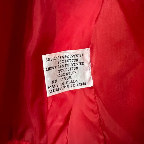 Vintage Red Hunt Club Casual Lightweight Fashion Jacket - Men's Large - Picture 10 of 12